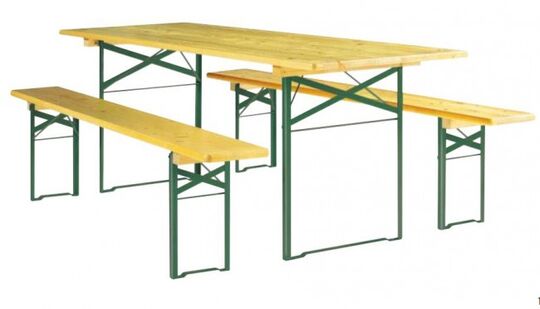 Table et bancs communaux